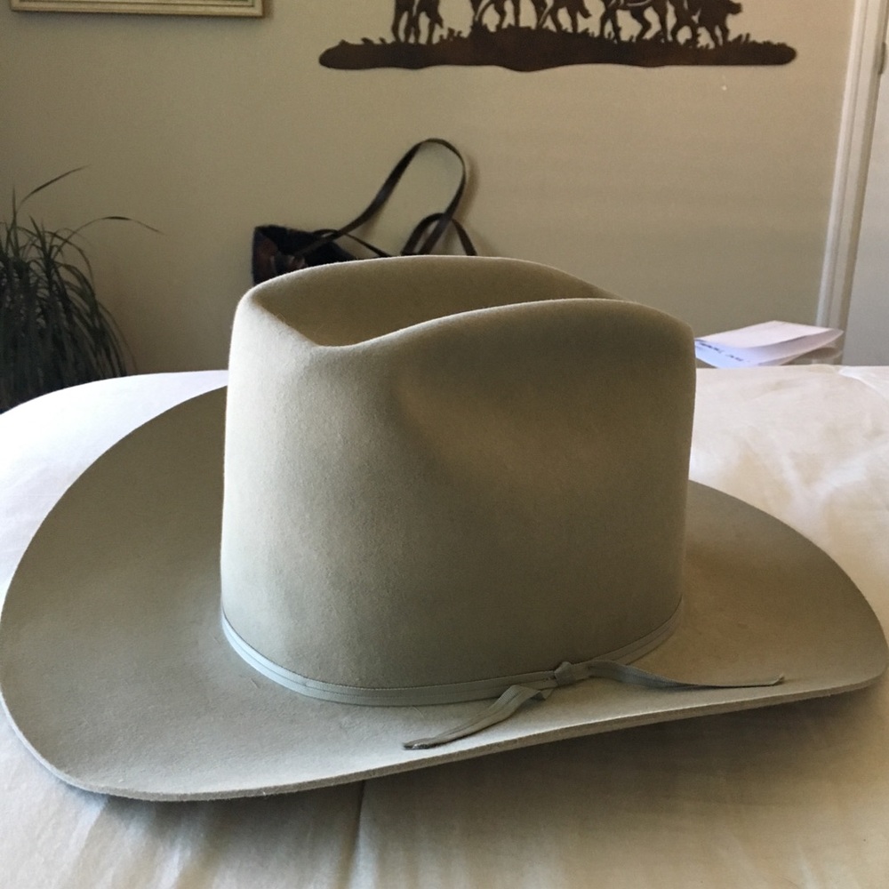 Resistol 3X Beaver Cowboy Hat- Silver Belly